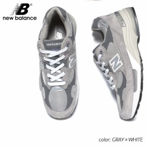 NEW BALANCE M992GR GRAY × WHITE ニューバランス スニーカー