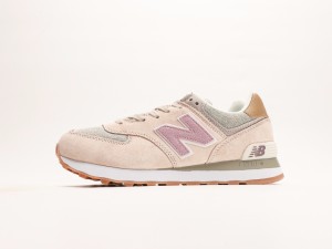 ニューバランス 574 レディース  スニーカー  レザー 本革 Nロゴ カジュアルシューズ 女性 ジュニア 紐 new balance