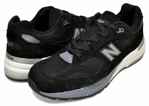 ニューバランス M992 NEW BALANCE M992BL MADE IN U.S.A. width:D スニーカー NB 992 ブラック スウェード メンズ ワイズ D