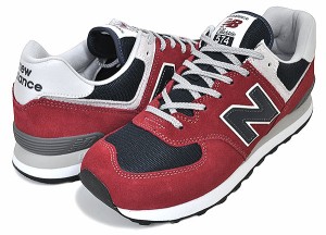 ニューバランス 574 NEW BALANCE ML574EH2 width D RED/NAVY メンズ スニーカー ESSENTIAL PACK