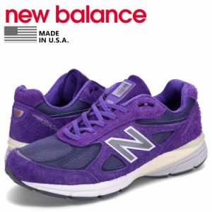 ニューバランス new balance 990 スニーカー メンズ Dワイズ パープル U990TB4