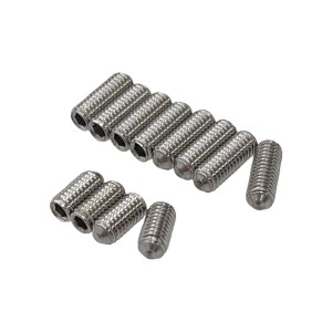 YJB PARTS 弦高調整イモネジ ステンレス ミリ規格 6mm(4P)+8mm(8P)