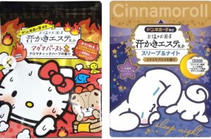 汗かきエステ 気分 キティちゃん マグマバースト 500g × スリープ＆ナイト 500ｇアロマティックハーブ 香り アロマ エステ 入浴剤