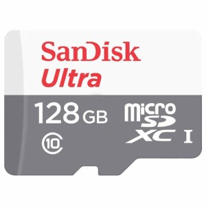 SanDisk サンディスク 128GB SDSQUNR-128G-GN3MN Ultra Class10 UHS-I マイクロSD microSDカード microSDHC 最大読み込み速度 100MB/s