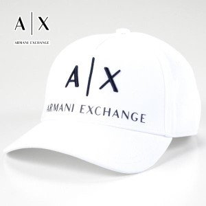 アルマーニエクスチェンジ ARMANI EXCHANGE キャップ 帽子（ホワイト）ブランド 新作 ギフト 祝い 誕生日 バースデー 父の日 プレゼント 