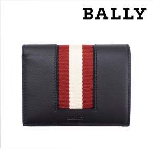 バリー BALLY 二つ折り財布 ブラック  ブランド 新作 ギフト 祝い 誕生日 バースデー 父の日 プレゼント BA-266