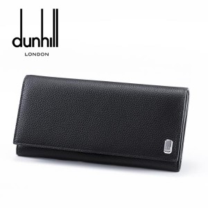 ダンヒル DUNHILL 長財布 メンズ 財布（小銭入れ付き）ブラック  ブランド 新作 ギフト 祝い 誕生日 バースデー 父の日 プレゼント DH-23