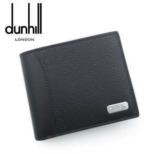 ダンヒル DUNHILL 二つ折り財布（小銭入れ付き）ブラック  ブランド 新作 ギフト 祝い 誕生日 バースデー 父の日 プレゼント DH-245