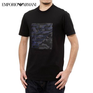 エンポリオ・アルマーニ EMPORIO ARMANI Ｔシャツ メンズ（ブラック）ブランド 新作 ギフト 祝い 誕生日 バースデー 父の日 プレゼント E