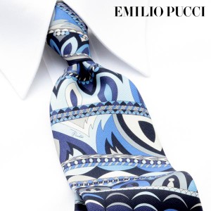 ネクタイ エミリオプッチ EMILIO PUCCI 新作 ブランド シルク おしゃれ ギフト 祝い 誕生日 就活 結婚式 父の日 プレゼント EMJ-304