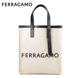 フェラガモ FERRAGAMO トートバッグ（ナチュラル オフホワイト）ブランド 新作 ギフト 祝い 誕生日 バースデー 父の日 プレゼント FG-331