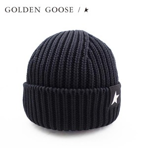 ゴールデングース GOLDEN GOOSE ニットキャップ ニット帽 ユニセックス（ブラック）新作 ギフト 祝い 誕生日 バースデー 父の日 プレゼン