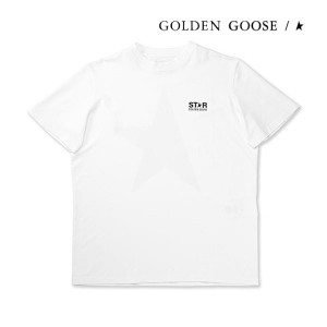 ゴールデングース GOLDEN GOOSE レディースＴシャツ ブランド 新作 ギフト 祝い 誕生日 バースデー 父の日 プレゼント（ホワイト／ブラッ