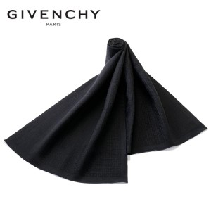 ジバンシー GIVENCHY ウールマフラー（ブラック）ブランド 新作 ギフト 祝い 誕生日 バースデー 父の日 プレゼント GV-020