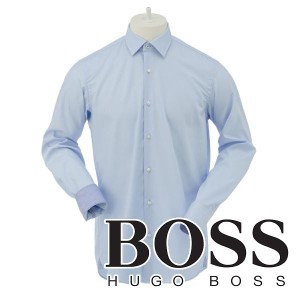 ヒューゴボス HUGO BOSS 長袖シャツ メンズ シャツ（ブルー）ブランド 新作 ギフト 祝い 誕生日 バースデー 父の日 プレゼント HB-048