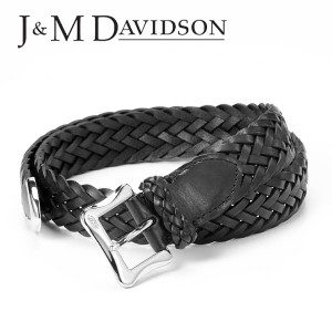 ジェイアンドエムデヴィッドソン J&M DAVIDSON ベルト メンズ（ピンタイプ）ブラック ギフト 祝い 誕生日 バースデー 父の日 プレゼント 