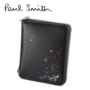 ポールスミス PAUL SMITH ラウンドファスナー二つ折り財布（小銭入れなし）新作 ギフト 祝い 誕生日 バースデー 父の日 プレゼント PS-79