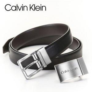 カルバンクライン CALVIN KLEIN リバーシブルベルト（バックル2個付きセット）ブランド 新作 ギフト 祝い 誕生日 バースデー 父の日 プレ