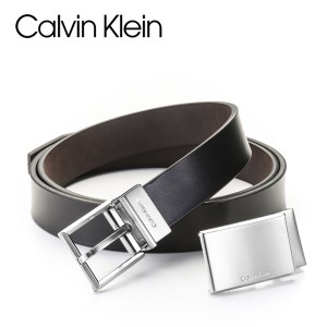 カルバンクライン CALVIN KLEIN リバーシブルベルト（バックル2個付きセット）ブランド 新作 ギフト 祝い 誕生日 バースデー 父の日 プレ