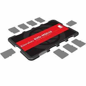 10枚 MicroSDカード Kiorafoto 10スロット MicroSD MSD Micro SDカードケース メモリーカードケース クレジットカードサイズ カード ホル