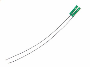 MHF4 Cable=240mm 高性能3dBi 2.4GHz/5GHz 無線LANカード WIFI/Wimax/Bluetoothモジュール用アンテナ 2本セット (MHF4 Cable=240mm)