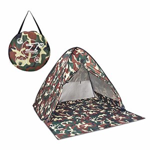 2 サンシェードテント moonwind テント ワンタッチテント 迷彩 コンパクト 軽量 日除けUV50+ キャリーバッグ付き