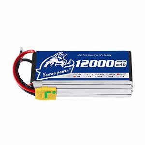 YoWoo 22.2V 12000mAh 30C 6SリポバッテリーパックXT90-Sプラグ付き用DJI S800 DJI S900 S1000 Walkera QR X800とその他のマルチコプター