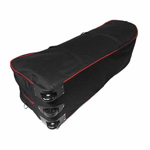 LIXADA スケボーバッグ キックボードバッグ 10インチ バッグ付きホイール 持ち運び用 収納バック