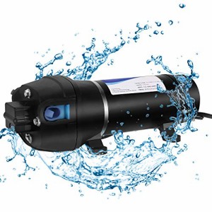 110V NEWTRY 給水 排水ポンプ ダイヤフラムポンプ 自吸式ウォーターポンプポンプ RV水道水ポンプ 自動スイッチ 大流量 17L/min (110V)