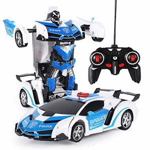 ブルー WEECOC ラジコンカー RCカー おもちゃの車 オフロードリモコンカー 高速 安定性高い 耐衝撃 子供おもちゃ 贈り物 (青)