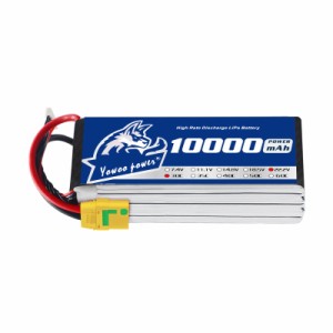 YoWoo 22.2V 10000mAh 30C 6Sリポバッテリーパック XT90-Sプラグ付きfor DJI S800 DJI S900 S1000 Walkera QR X800とその他のマルチコプ