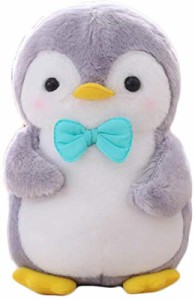 25cm_青い YYFRIEND かわいいぬいぐるみペンギン人形枕キッズギフト誕生日ギフト