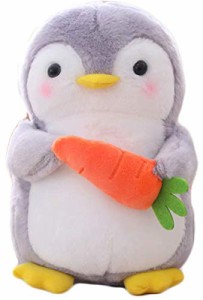 25cm_オレンジ YYFRIEND かわいいぬいぐるみペンギン人形枕キッズギフト誕生日ギフト