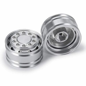 2個 トレーラーホイールハブ タイヤインナー フロント ホイールリムハブ wheel hub for 1 14 タミヤ トラクター Tamiya クライミングトレ