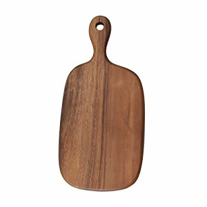 A アカシア M musowood 洋風まな板 木製まないた 取っ手付カッティングボード キッチン料理器具 パン果物盛り 38.5*18.5*2cm アカシア天