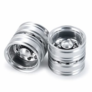 2個 トレーラーリアホイールハブ タイヤインナー リア ホイールリムハブ wheel hub for 1 14 タミヤ トラクター Tamiya クライミングトレ