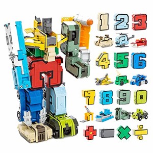 数字変形ロボット OBEST 数字 ロボットおもちゃ 組み立てモデルDIY 0-9算数足し算 分解おもちゃ 玩具 立体パズル 誕生日 クリスマス ギフ