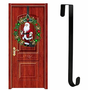 38CM 【LEISURE CLUB】ドアフック クリスマスリースドア吊り クリスマスの装飾フック ドア掛け ドアハンガー 扉 ドア用 花輪フック 取り