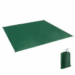 グリーン_M - 1.8 x 2.2 m JEELAD 防水タープ グランドシート テント シート フライシート 軽量 防水 遮光 天幕 携帯便利 収納バッグ付き