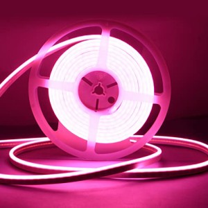 ピンク LEDテープライト ネオンライトストリップ DC12V 高輝度 防水 2835 120SMD 切断可能 リビングルーム キッチン 寝室 廊下 看板照明 
