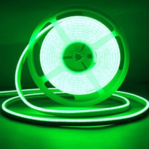 グリーン LEDテープライト ネオンライトストリップ DC12V 高輝度 防水 2835 120SMD 切断可能 リビングルーム キッチン 寝室 廊下 看板照