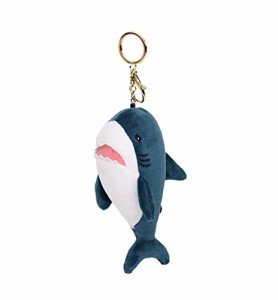 15cm_ブルー bralafiaサメ shark キーホルダー ぬいぐるみ 可愛い おもちゃ 海洋動物 バレンタインデー 子供の日 お誕生日 クリスマス プ