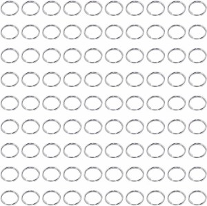 7mm_KCシルバー 二重丸カン 二重リング 約600個入り 金具セット 基礎パーツ ジュエリー DIY用 手芸用品 アクセサリーパーツ ハンドメイド