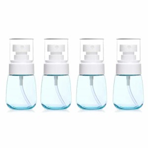 30ml-Blue Morices 4個 ファインミスト スプレーボトル、30ml 霧吹き 詰替ボトル スプレーヤー 漏れ防止 旅行 容器、小さな 空 プラスチ