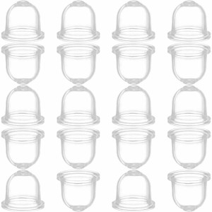 プライマリーポンプオイルカップ （18mm/20個入）小さなオイルカップ キャブレターパーツ チェーンソー 草刈り機 キャブレター 透明 燃料
