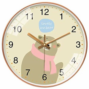 ビッグ・ベア WiViVi 掛け時計 子供 大人 可愛い動物 時計 壁掛け おしゃれ clock 女の子 プレゼント 男の子(ビッグ・ベア)