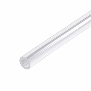 DMiotech 10mm ID 12mm OD クリア PVCチューブ ビニルチューブ PVCパイプ 柔軟 透明 水管 エア用 オイル用 1m長さ
