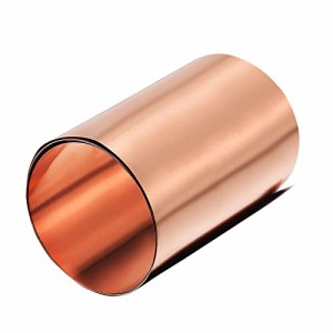METALLIXITY 純銅シート (1000 mmx100 mmx0.1 mm) 1個 金属 銅プレート ホームキッチンバックスプラッシュ用 クラフトプロジェクト用