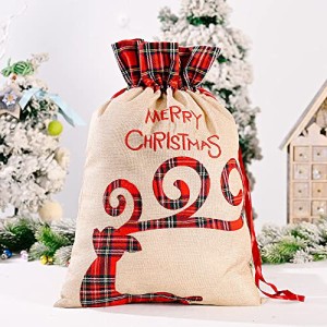 Takelablaze クリスマス袋 サンタクロース 超特大 55×38CM プレゼント クリスマス 飾り サンタさん袋 ギフトバッグ お菓子袋 トナカイ