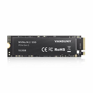 512GB_PCIe NVMe M.2 Vansuny 内蔵SSD 512GB PCle 3.0 NVMe M.2 SSD 3D NAND NVMe M.2 2280 内蔵ソリッド ステート ドライブ PCIe SSD よ